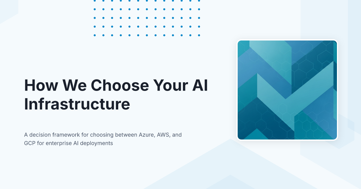 How We Choose Your AI Infrastructure | eSided