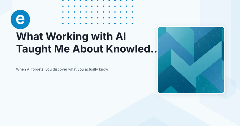 What Working with AI Taught Me About Knowledge Management